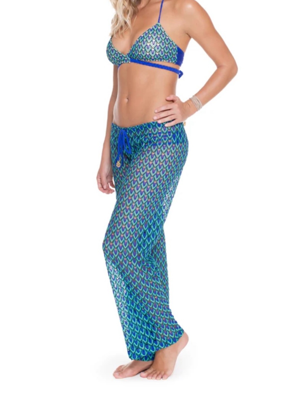 Luli Fama Blue Kiss Beach Pants